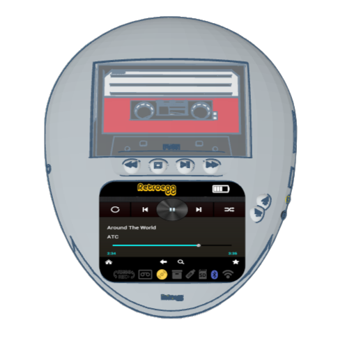 Retroegg Draufsicht